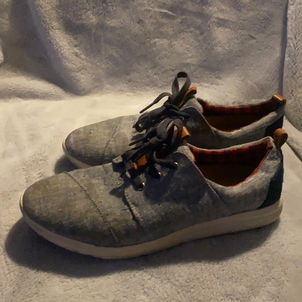 Toms blue denim sneakers